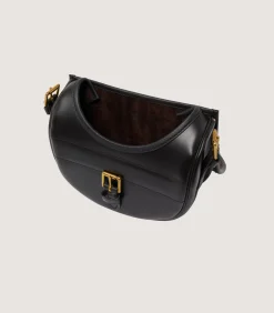 Bridle Leather Cartridge Bag In Dark Brown.-Purdey Clearance