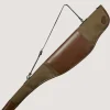 Canvas And Leather Rifle Sleeve In Walnut-Purdey Best