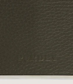 Grainy Leather Hip Flask In Olive Green-Purdey Hot