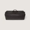 Leather Holdall Suiter Decoy In Dark Brown-Purdey Outlet