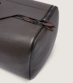 Leather Holdall Suiter Decoy In Dark Brown-Purdey Outlet