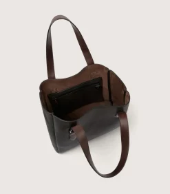 Leather Tote Keeper In Dark Brown-Purdey Best