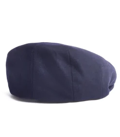 Litton Short Peak Loden Cap In Navy-Purdey Hot