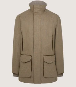 Men'S Cashmere Tweed Raglan Field Coat-Purdey Discount