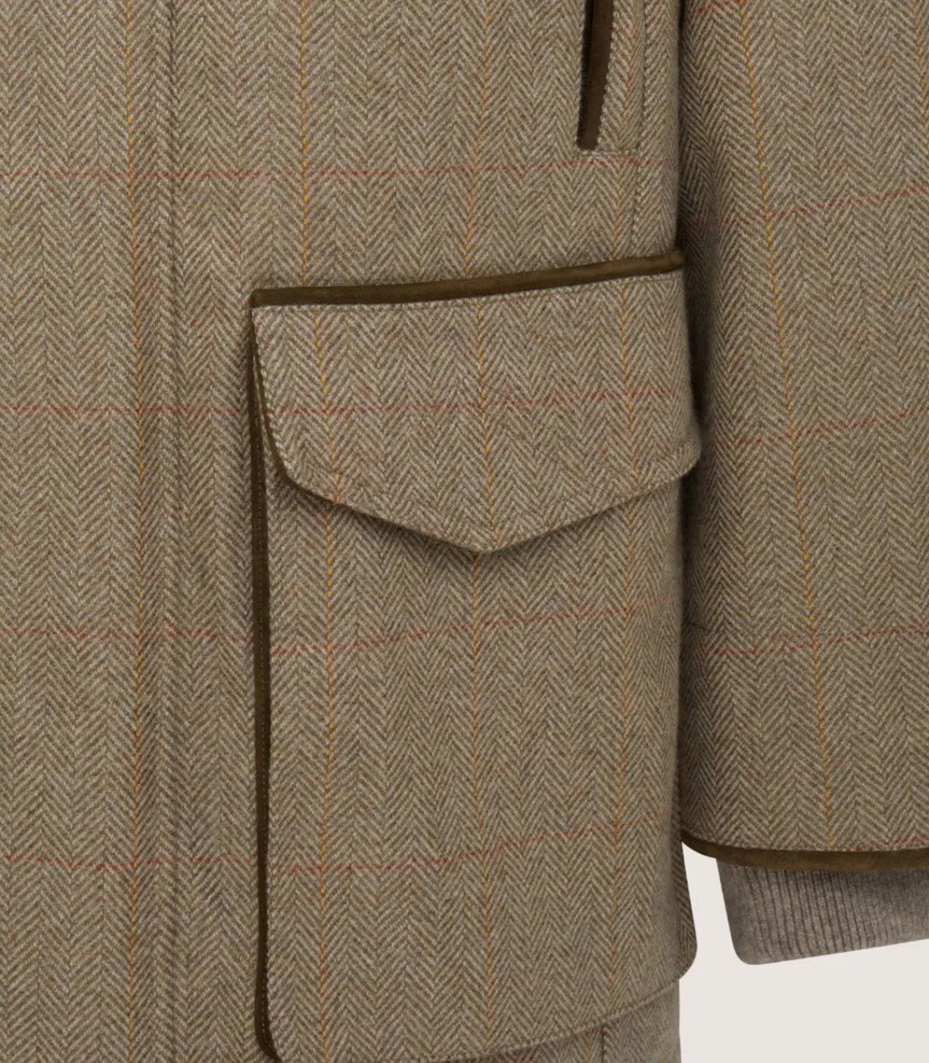 Men'S Cashmere Tweed Raglan Field Coat-Purdey Discount