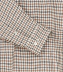 Men'S Club Check Double Pocket Shirt-Purdey New