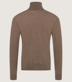 Men'S Extra Fine Worsted Cashmere Seamless Turtleneck-Purdey Outlet
