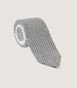 Men'S Herringbone Cashmere Tie-Purdey Best