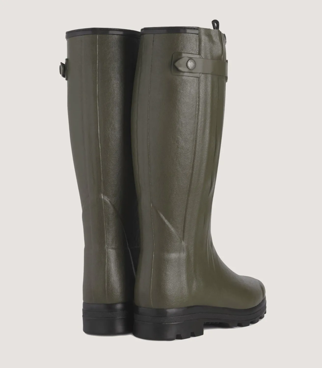 Men'S Le Chameau Chasseur Wool Lined Boot In Dark Green-Purdey Discount