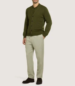 Men'S Loden Audley Cardigan-Purdey Clearance