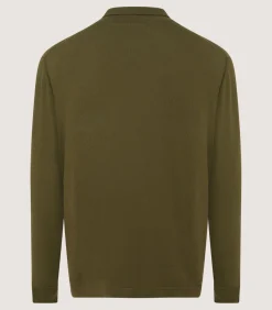 Men'S Loden Audley Long Sleeve Polo-Purdey New