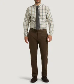 Men'S Moleskin Flat Front Sporting Trouser-Purdey Outlet