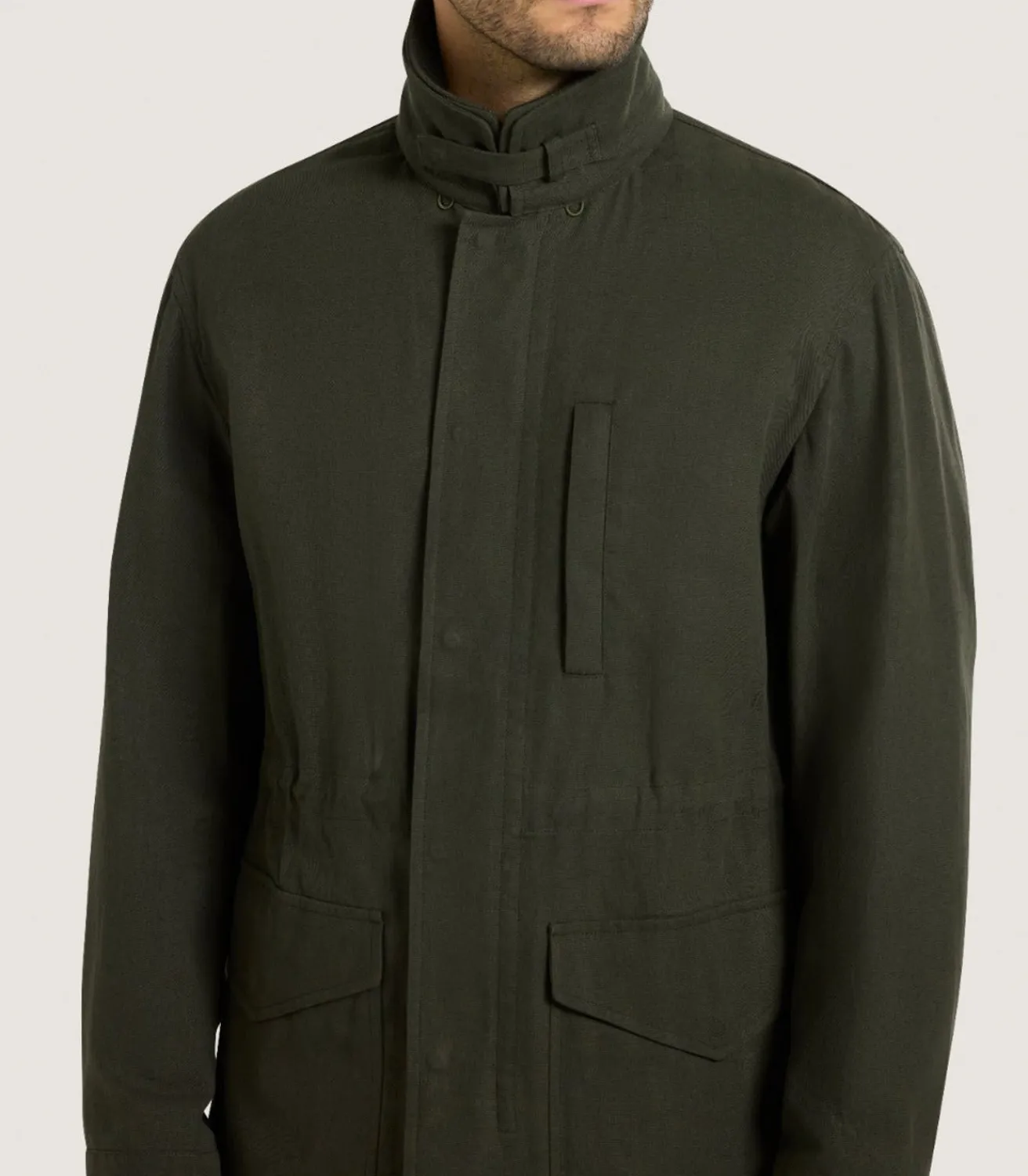 Men'S Range Coat In Dark Olive-Purdey Sale