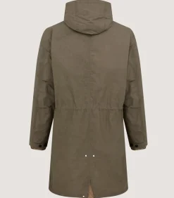 Men'S Ridge Parka Jacket In Tobacco-Purdey Hot