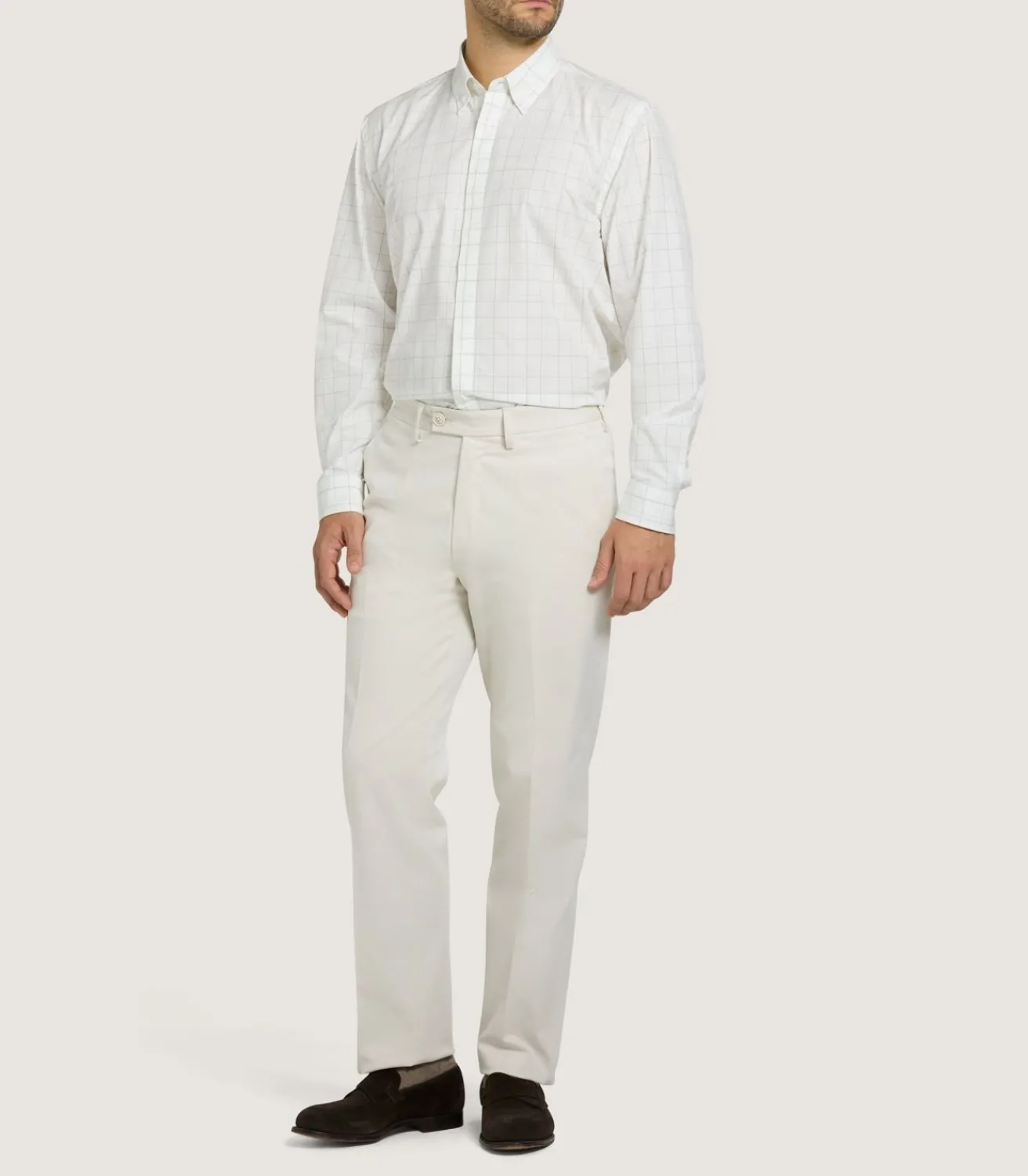 Men'S Sage Evening Shirt-Purdey Outlet