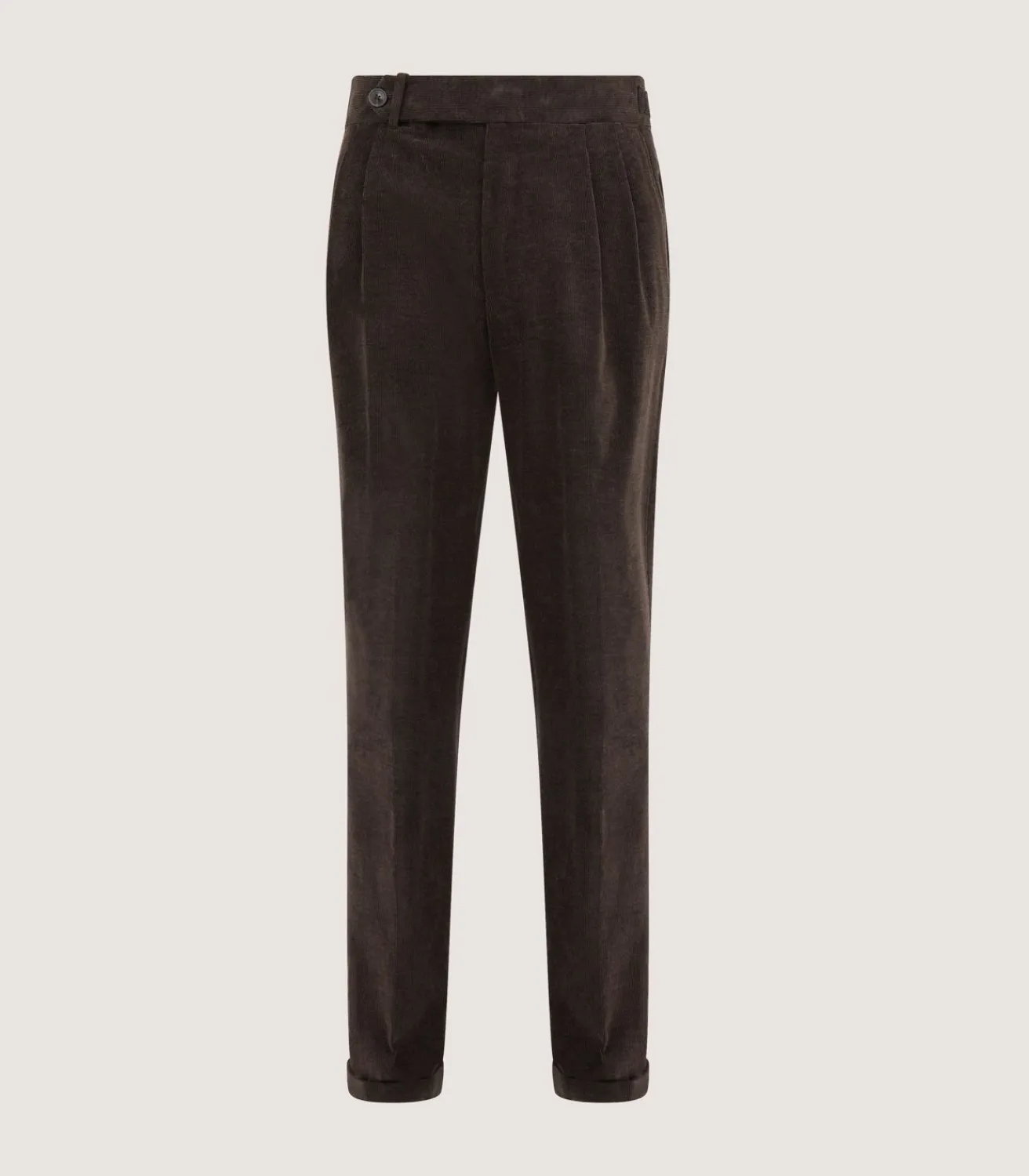 Men'S Side Buckle Trouser In Ebony-Purdey Outlet