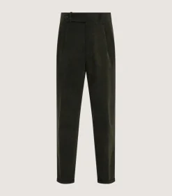 Men'S Side Buckle Trouser In Loden-Purdey New