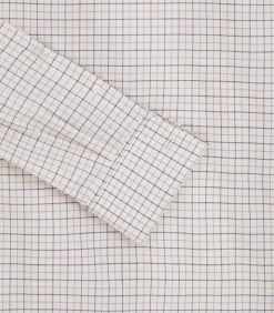 Men'S Summer Sporting Tattersall Double Cuff Shirt-Purdey Sale