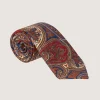 Paisley Tie In Navy-Purdey Sale