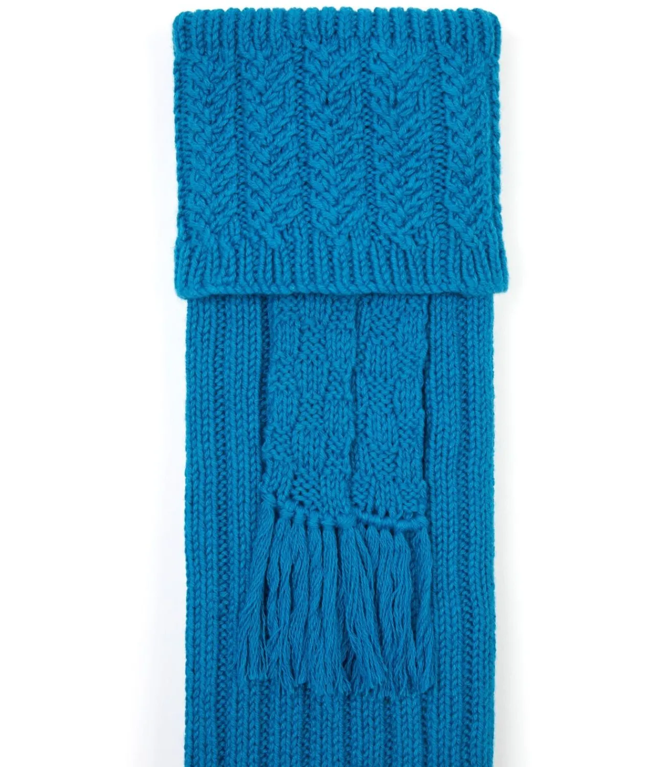Porthcurno Cashmere Mix Field Sock In Teal-Purdey Sale