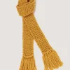 Saltby Handknitted Wool Garter In Gold-Purdey Sale