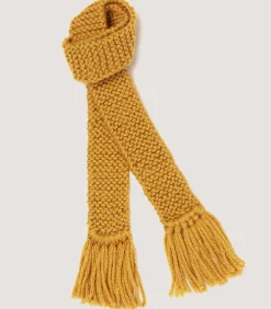 Saltby Handknitted Wool Garter In Gold-Purdey Sale