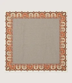 Small Medallion Scarf In Rust-Purdey Best