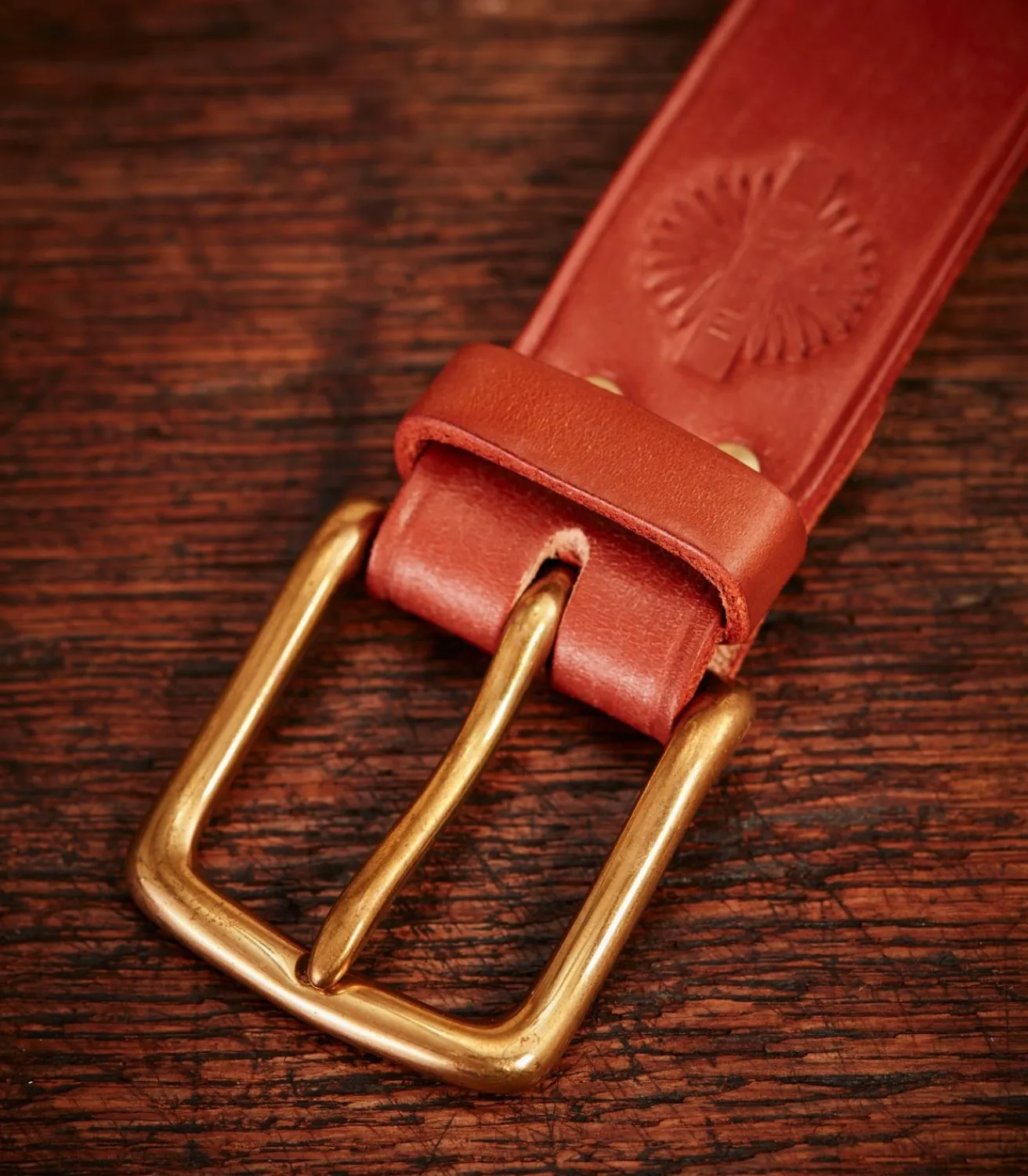 Unlined Bridle Leather Belt In London Tan-Purdey Discount
