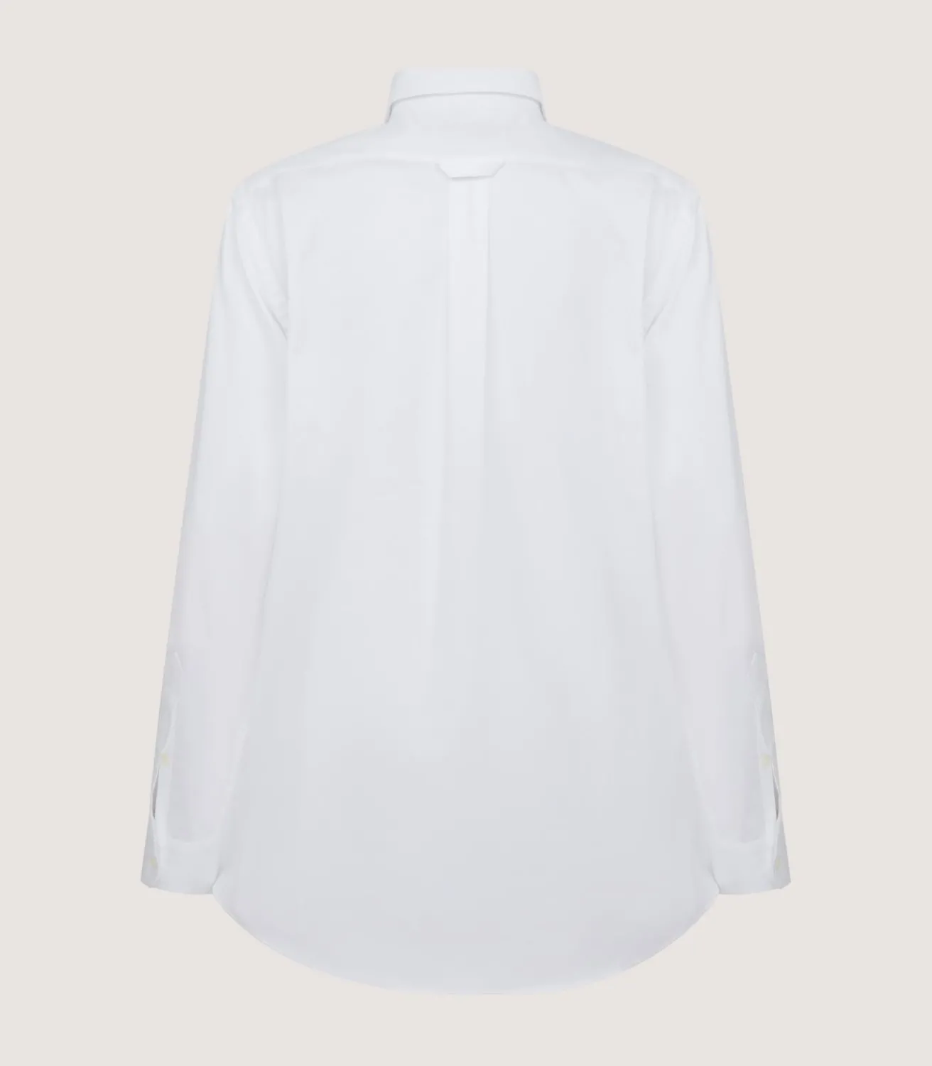 Women'S Button Down Signature Cotton Twill Shirt In White-Purdey Sale