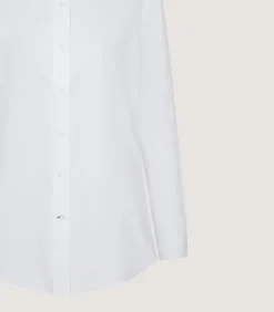 Women'S Button Down Signature Cotton Twill Shirt In White-Purdey Sale