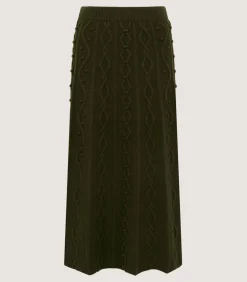 Women'S Cashmere Aran Skirt-Purdey Discount