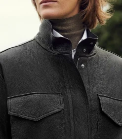 Women'S Deerskin Field Jacket-Purdey Clearance