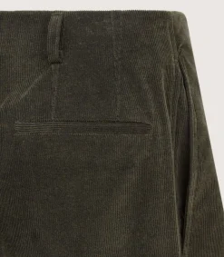 Women'S Double Pleat Trouser In Loden-Purdey Online