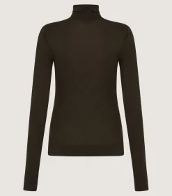 Women'S Extra Fine Worsted Cashmere Turtleneck-Purdey Hot
