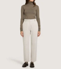 Women'S Extra Fine Worsted Cashmere Turtleneck-Purdey Sale