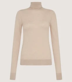 Women'S Extra Fine Worsted Cashmere Turtleneck-Purdey Sale