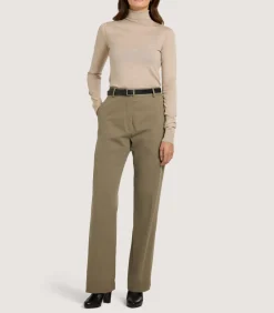 Women'S Extra Fine Worsted Cashmere Turtleneck-Purdey Sale