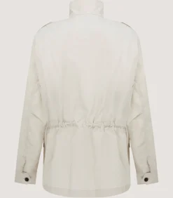 Women'S Field Jacket In Oatmeal-Purdey New