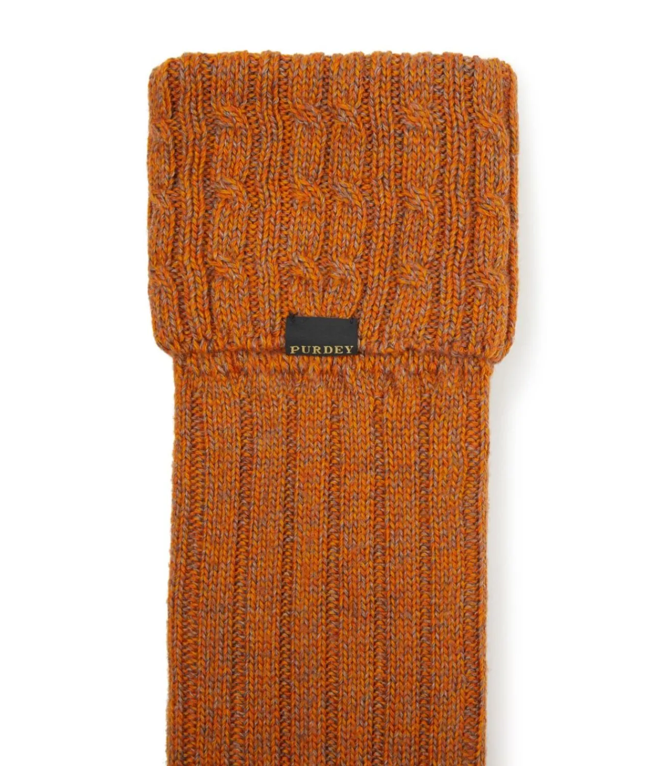 Women'S Harris Glen Sock In Antique Gold-Purdey Best