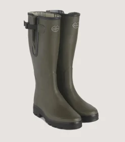 Women'S Le Chameau Vierzon Jersey Boot In Forest Green-Purdey