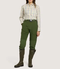 Women'S Shropshire Lightweight Trousers In Fern Green-Purdey Online