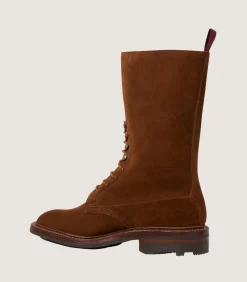 Women'S Suede Twin Strap Boot With Ridgeway Sole-Purdey Sale