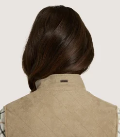 Women'S Summer Cotton Sporting Vest In Dark Taupe-Purdey