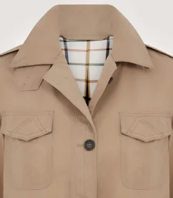 Women'S Summer Dry Wax Safari Jacket In Taupe-Purdey