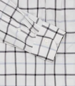 Women'S Summer Sporting Windowpane Shirt-Purdey Hot