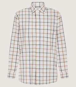 Women'S Summer Sporting Windowpane Shirt-Purdey New