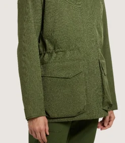 Women'S Technical Lancashire Field Coat In Moss Green-Purdey Outlet