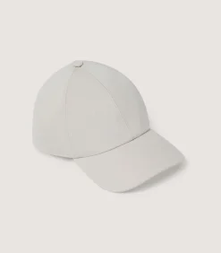 Wool Cotton Baseball Cap In Stone-Purdey Clearance