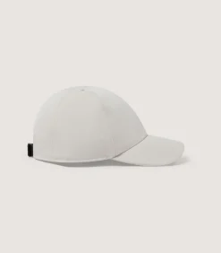 Wool Cotton Baseball Cap In Stone-Purdey Clearance